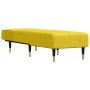 Sofá diván de terciopelo amarillo de vidaXL, Divanes - Ref: Foro24-352806, Precio: 156,40 €, Descuento: %
