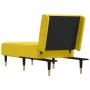 Sofá diván de terciopelo amarillo de vidaXL, Divanes - Ref: Foro24-352806, Precio: 156,40 €, Descuento: %