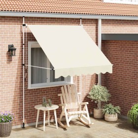 Toldo retráctil de operación manual 200 cm crema en Toldos | Comprar online en Foru.es