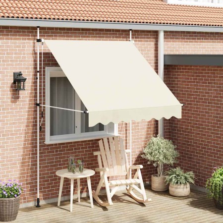 Toldo retráctil de operación manual 200 cm crema en Toldos | Comprar online en Foru.es