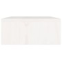 Soporte de monitor madera maciza de pino blanco 80x24x10,5 cm en Muebles TV | Comprar online en Foru.es