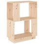 Estantería/divisor de espacios madera maciza pino 51x25x70 cm en Librerías y estanterías | Comprar online en Foru.es