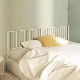 White metal headboard 193 cm by vidaXL, Headboards and footboards - Ref: Foro24-350968, Price: 33,75 €, Discount: %