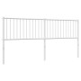 Cabecero de metal blanco 193 cm de vidaXL, Cabeceros y pies de cama - Ref: Foro24-350968, Precio: 34,28 €, Descuento: %