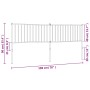 Cabecero de metal blanco 193 cm de vidaXL, Cabeceros y pies de cama - Ref: Foro24-350968, Precio: 34,28 €, Descuento: %
