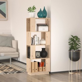 Estantería/divisor de espacios madera maciza pino 51x25x132 cm en Librerías y estanterías | Comprar online en Foru.es
