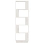 Estantería/divisor de espacios madera pino blanco 51x25x163,5cm en Librerías y estanterías | Comprar online en Foru.es