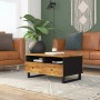 Mesa de centro madera maciza mango y contrachapada 80x54x40 cm de vidaXL, Mesas de centro - Ref: Foro24-351957, Precio: 157,3...