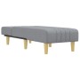 Sofá diván de tela gris claro de vidaXL, Divanes - Ref: Foro24-352819, Precio: 133,43 €, Descuento: %