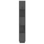 Estantería/divisor de espacios madera pino gris 51x25x163,5 cm en Librerías y estanterías | Comprar online en Foru.es
