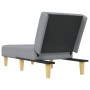 Sofá diván de tela gris claro de vidaXL, Divanes - Ref: Foro24-352819, Precio: 133,43 €, Descuento: %
