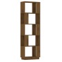 Estantería/divisor madera de pino marrón miel 51x25x163,5 cm en Librerías y estanterías | Comprar online en Foru.es