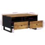 Mesa de centro madera maciza mango y contrachapada 80x54x40 cm de vidaXL, Mesas de centro - Ref: Foro24-351957, Precio: 157,3...