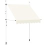 Toldo retráctil de operación manual 200 cm crema en Toldos | Comprar online en Foru.es