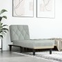 Sofá diván de terciopelo gris claro de vidaXL, Divanes - Ref: Foro24-352860, Precio: 139,60 €, Descuento: %