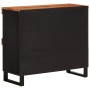 Armario auxiliar madera maciza de acacia 85x33x75 cm de vidaXL, Mesitas de noche - Ref: Foro24-352898, Precio: 68,11 €, Descu...