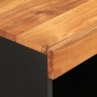 Armario auxiliar madera maciza de acacia 85x33x75 cm de vidaXL, Mesitas de noche - Ref: Foro24-352898, Precio: 68,11 €, Descu...