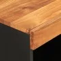 Armario auxiliar madera maciza de acacia 85x33x75 cm de vidaXL, Mesitas de noche - Ref: Foro24-352898, Precio: 67,51 €, Descu...