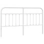 Kopfteil aus weißem Metall, 180 cm von vidaXL, Kopf- und Fußteile - Ref: Foro24-352663, Preis: 44,79 €, Rabatt: %