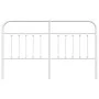 Kopfteil aus weißem Metall, 180 cm von vidaXL, Kopf- und Fußteile - Ref: Foro24-352663, Preis: 44,79 €, Rabatt: %