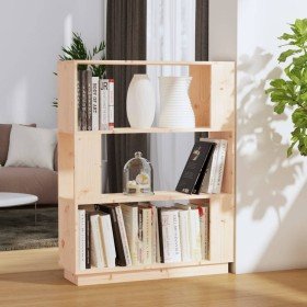 Estantería/divisor de espacios madera maciza pino 80x25x101 cm en Librerías y estanterías | Comprar online en Foru.es