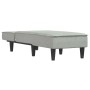 Sofá diván de terciopelo gris claro de vidaXL, Divanes - Ref: Foro24-352835, Precio: 125,13 €, Descuento: %