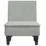 Sofá diván de terciopelo gris claro de vidaXL, Divanes - Ref: Foro24-352835, Precio: 151,03 €, Descuento: %