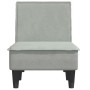 Sofá diván de terciopelo gris claro de vidaXL, Divanes - Ref: Foro24-352835, Precio: 125,13 €, Descuento: %