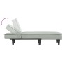 Sofá diván de terciopelo gris claro de vidaXL, Divanes - Ref: Foro24-352835, Precio: 125,13 €, Descuento: %