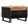 Mesa de centro de madera maciza mango 55x50x40 cm de vidaXL, Mesas de centro - Ref: Foro24-352880, Precio: 68,45 €, Descuento: %