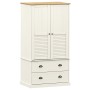 Armario VIGO madera maciza de pino blanco 90x55x176 cm de vidaXL, Armarios roperos - Ref: Foro24-353164, Precio: 331,01 €, De...