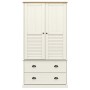 Armario VIGO madera maciza de pino blanco 90x55x176 cm de vidaXL, Armarios roperos - Ref: Foro24-353164, Precio: 331,01 €, De...