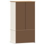 Armario VIGO madera maciza de pino blanco 90x55x176 cm de vidaXL, Armarios roperos - Ref: Foro24-353164, Precio: 331,01 €, De...