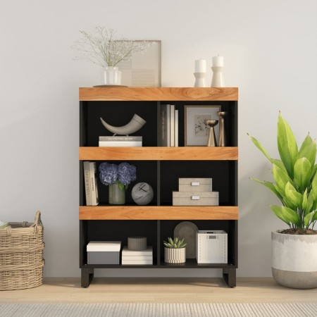 Armario auxiliar madera maciza de acacia 85x33x107 cm de vidaXL, Mesitas de noche - Ref: Foro24-352902, Precio: 84,53 €, Desc...