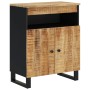 Aparador con 2 puertas madera maciza de mango 60x33x75 cm de vidaXL, Aparadores - Ref: Foro24-352913, Precio: 129,89 €, Descu...