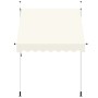 Toldo retráctil de operación manual 200 cm crema en Toldos | Comprar online en Foru.es
