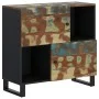 Aparador con 2 puertas de madera maciza reciclada 80x33x75 cm de vidaXL, Aparadores - Ref: Foro24-352923, Precio: 123,24 €, D...