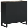 Aparador con 2 puertas de madera maciza reciclada 80x33x75 cm de vidaXL, Aparadores - Ref: Foro24-352923, Precio: 123,24 €, D...