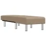 Diván de cuero sintético color capuchino de vidaXL, Divanes - Ref: Foro24-352852, Precio: 166,82 €, Descuento: %