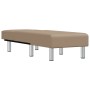 Diván de cuero sintético color capuchino de vidaXL, Divanes - Ref: Foro24-352852, Precio: 165,85 €, Descuento: %