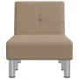 Diván de cuero sintético color capuchino de vidaXL, Divanes - Ref: Foro24-352852, Precio: 166,82 €, Descuento: %