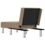 Diván de cuero sintético color capuchino de vidaXL, Divanes - Ref: Foro24-352852, Precio: 166,82 €, Descuento: %