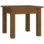 Mesa de centro madera maciza de pino marrón miel 35x35x30 cm en Mesas de centro | Comprar online en Foru.es