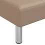 Diván de cuero sintético color capuchino de vidaXL, Divanes - Ref: Foro24-352852, Precio: 166,82 €, Descuento: %