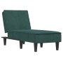Sofá diván de terciopelo verde oscuro de vidaXL, Divanes - Ref: Foro24-352837, Precio: 149,17 €, Descuento: %