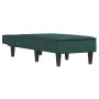 Sofá diván de terciopelo verde oscuro de vidaXL, Divanes - Ref: Foro24-352837, Precio: 149,17 €, Descuento: %