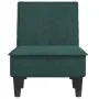 Sofá diván de terciopelo verde oscuro de vidaXL, Divanes - Ref: Foro24-352837, Precio: 155,91 €, Descuento: %