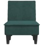 Sofá diván de terciopelo verde oscuro de vidaXL, Divanes - Ref: Foro24-352837, Precio: 149,17 €, Descuento: %