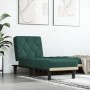 Sofá diván de terciopelo verde oscuro de vidaXL, Divanes - Ref: Foro24-352862, Precio: 138,16 €, Descuento: %