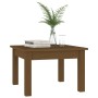 Mesa de centro madera maciza de pino marrón miel 45x45x30 cm en Mesas de centro | Comprar online en Foru.es